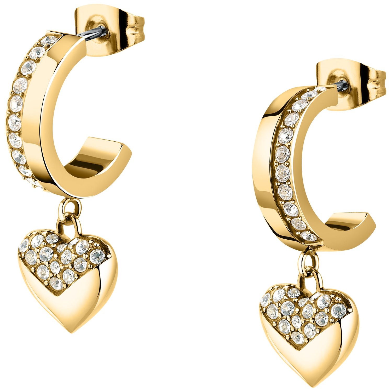 Karl Lagerfeld Серьги Pave Amour KLBJW07 — фотография 2
